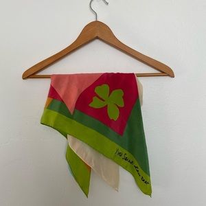 Vintage Yves Saint Laurent Silk Scarf